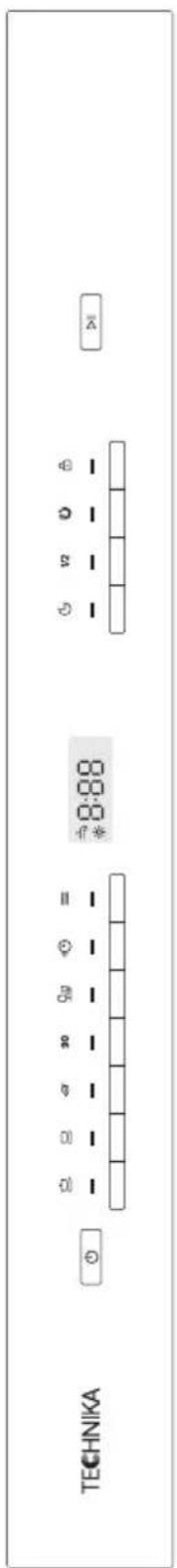 Technika TDX7SS-7 - Control Panel Overview - 2