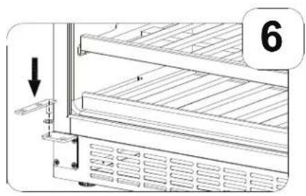 EDGESTAR CWR532SZ - Reversing the Door Swing - 7