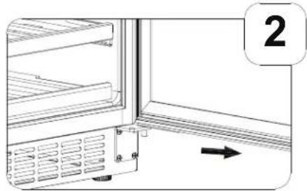 EDGESTAR CWR532SZ - Reversing the Door Swing - 3
