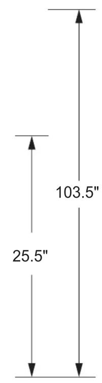 25.5" 103.5"