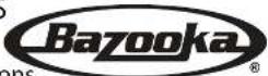 Bazooka BPB36-G2 - Warning: - 5