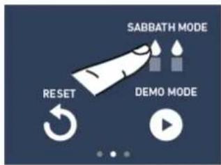 SABBATH MODE RESET DEMO MODE