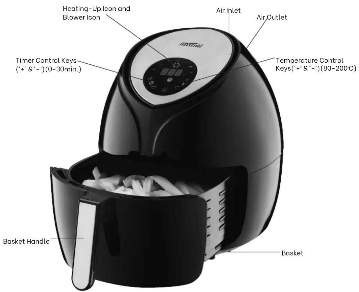 MISTRAL MDF880 - Features of Your Digital Air Fryer - 1