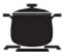 Heinner HFSC-S60LITGWH - Pot Sizes - 1