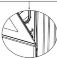 Cross-sectional diagram of a structural joint or panel assembly (no text or symbols visible)