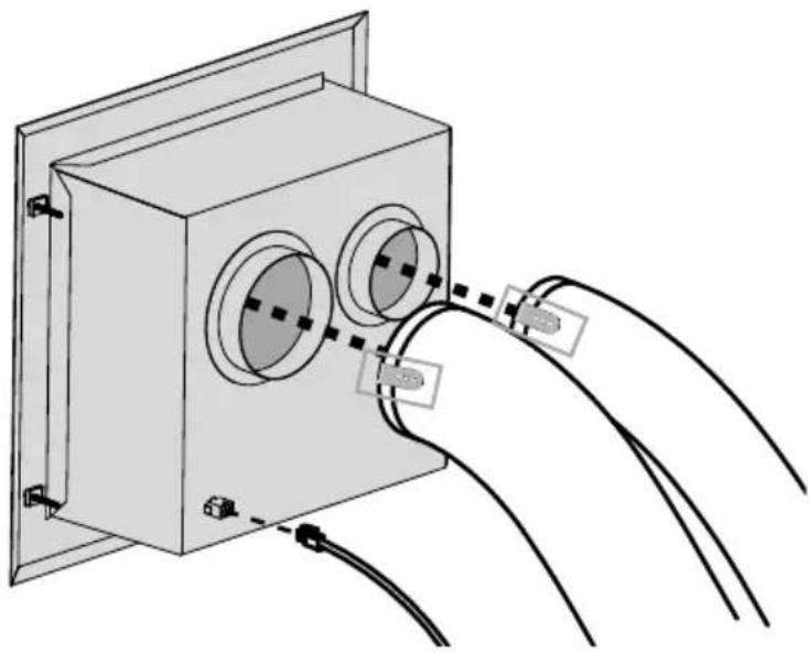Escea DFS740 - Creating the Hole in the Outside Wall - 4