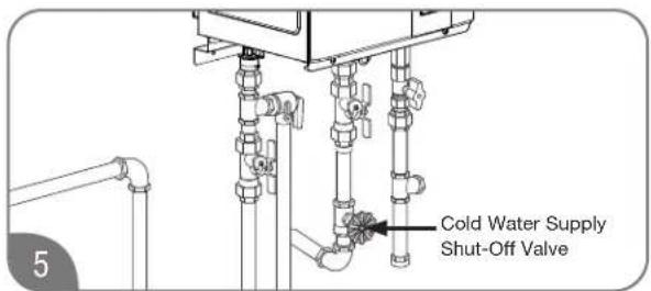 Cold Water Supply Shut-Off Valve