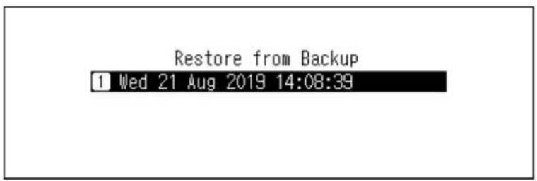 Restore from Backup 1 Wed 21 Aug 2019 14:08:39