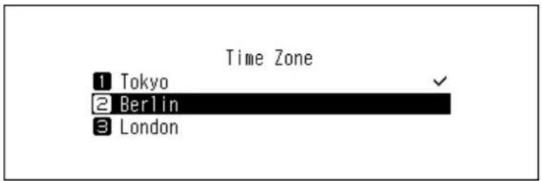 Time Zone 1 Tokyo 2 Berlin 3 London