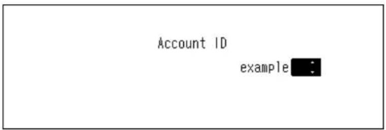 Account ID example :