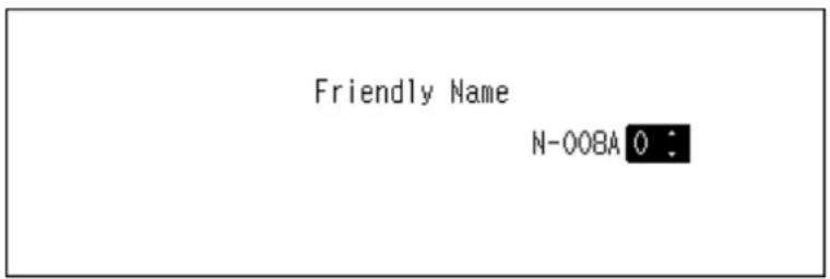 Friendly Name N-008A 0 :