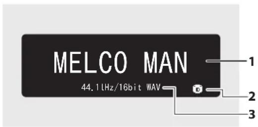 MELCO MAN 44.1Hz/16bit WAV 1 2 3