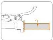 SEGWAY Dirt eBike - Affix Front Brake Lever and Accelerator - 3