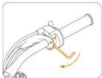 SEGWAY Dirt eBike - Affix Front Brake Lever and Accelerator - 2