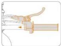 SEGWAY Dirt eBike - Affix Front Brake Lever and Accelerator - 1