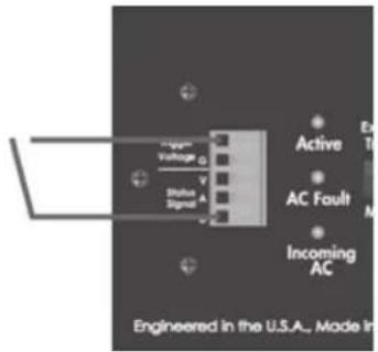 High Voltage G V Signal A Active AC Fault Incoming AC Engineered in the U.S.A., Made In