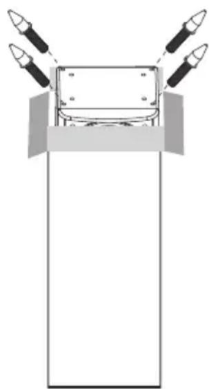 Taga Harmony TAV-607F - Packaging opened from the bottom - 1