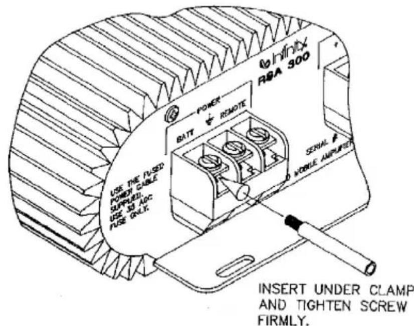 INFINITY Reference RSA 120 - WIRING: - 1