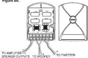 Figure 6A. TO AMPLIFIER SPEAKER OUTPUTS TO WOOFER TO TWEETER