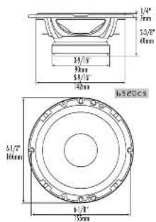 1/4" 3mm 5/2" 6mm 3/4" 8mm 5/2" 40mm 6500cs 61/7" (6mm) 4/4" 35mm