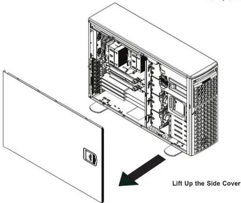 Lift Up the Side Cover