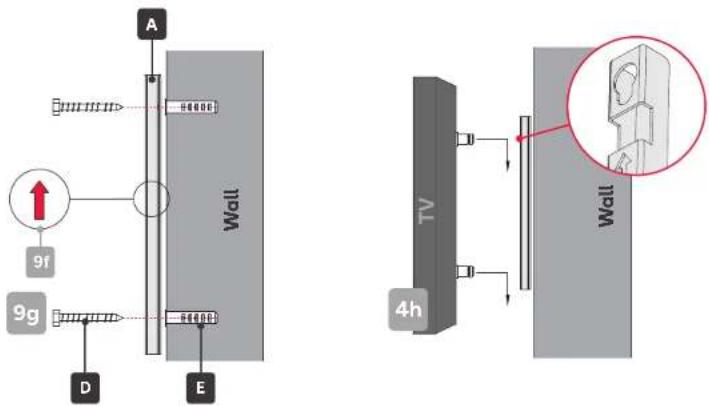 Kogan KALED55U94TB - Optional wall-mounting installation - 3