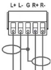 L+ L- G R+ R-