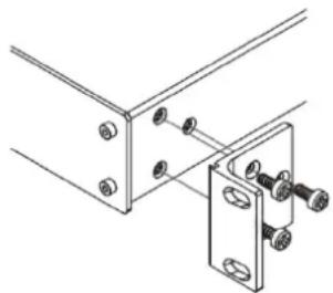 Kramer VS-8FDxl - To rack-mount the VS-8FDxl: - 1