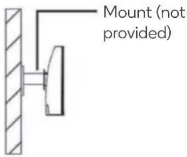 Mount (not provided)