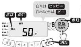 Tiger JPV-S180 - [炊飯 | 無洗米] を1回押す。 - 1