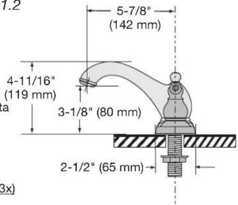1.2 5-7/8" (142 mm) 4-11/16" (119 mm) 3-1/8" (80 mm) 2-1/2" (65 mm) 3x)