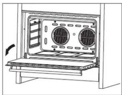 Euromaid GE9SS - Cleaning the oven door - 1
