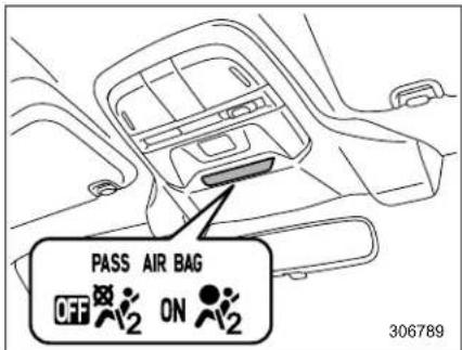 PASS AIR BAG OFF ON 306789