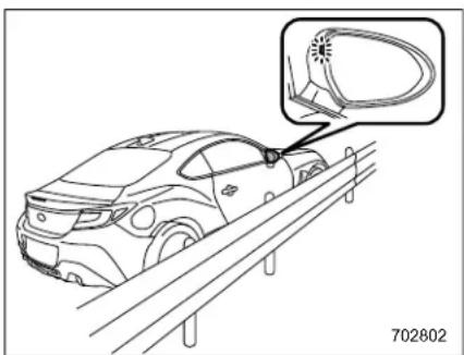 SUBARU BRZ Premium (2025) - ▼ Safety tips regarding the BSD/RCTA approach indicator light/warning buzzer - 1