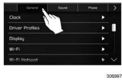 General Sound Phone Clock Driver Profiles Display Wi-Fi Wi-Fi Hotspot 306997