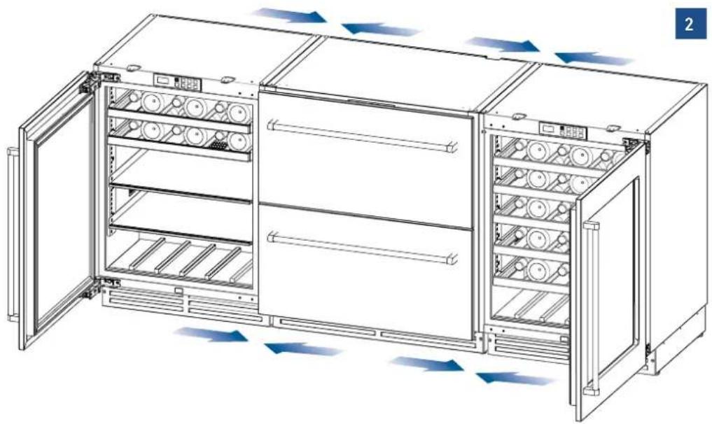 Fhiaba UCB601TGMO - 90° hinge stop installation - 1