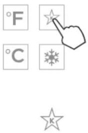 °F °C ★