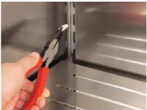 Perlick CC24B - To Remove Wine Shelf Fronts To Remove Wine Shelf Plugs - 3