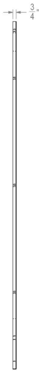 3/4" 10 15 20 25 30 35 40 45 50