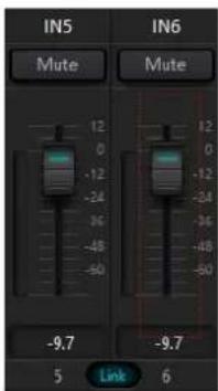 IN5 Mute IN6 Mute 12 0 -12 -24 36 -48 -60 -9.7 -9.7 5 Link 6