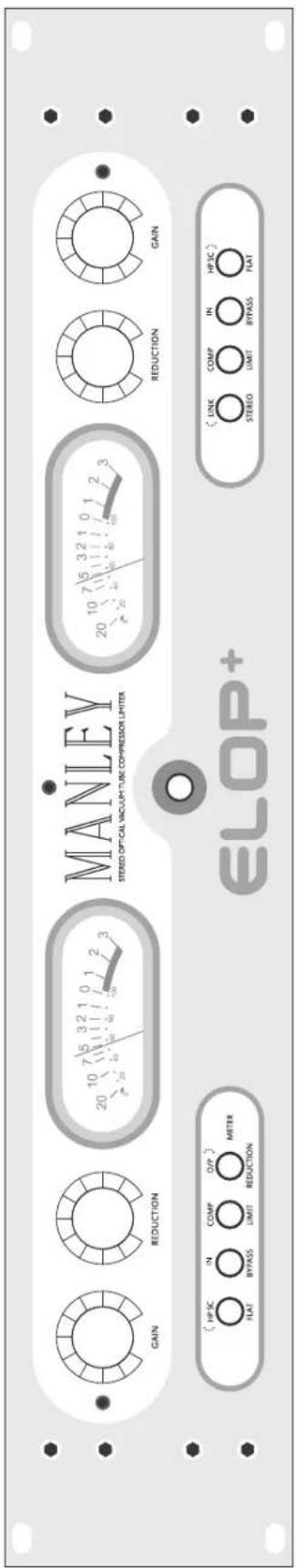 Manley ELOP+ - MANLEY ELOP+ STEREO ELECTRO-OPTICAL VACUUM TUBE LIMITER / COMPRESSOR - 1