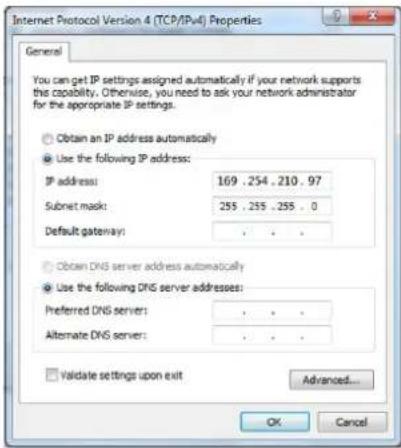 Internet Protocol Version 4 (TCP/IP-4) Properties General You can get IP settings assigned automatically if your network supports this capability. Otherwise, you need to ask your network administrator for the appropriate IP settings. Obtain an IP address automatically Use the following IP address: I…