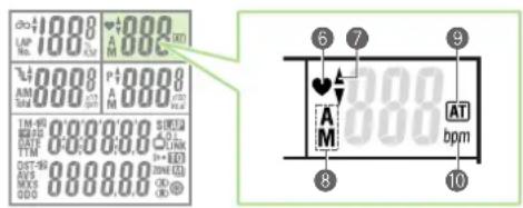 Cateye PW-TR100 - Display-1 (Main Speed Display) - 1