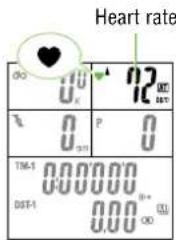 Cateye PW-TR100 - When a sports bra is worn - 2