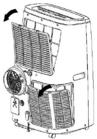 Argoclima LOKI PLUS WF - Cleaning the air filters - 1