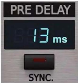 PRE DELAY 89 13 ms SYNC.