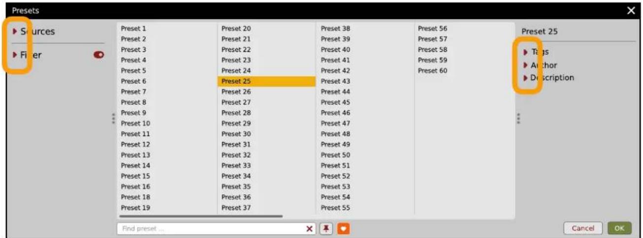 Presets ► Sources ► Fiber Preset 1 Preset 2 Preset 3 Preset 4 Preset 5 Preset 6 Preset 7 Preset 8 Preset 9 Preset 10 Preset 11 Preset 12 Preset 13 Preset 14 Preset 15 Preset 16 Preset 18 Preset 19 Preset 20 Preset 21 Preset 22 Preset 23 Preset 24 Preset 25 Preset 38 Preset 39 Preset 40 Preset 41 Preset 42 Preset 43 Preset 44 Preset 45 Preset 46 Preset 47 Preset 48 Preset 49 Preset 50 Preset 51 Preset 52 Preset 53 Preset 54 Preset 55 Preset 56 Preset 57 Preset 58 Preset 59 Preset 60 Preset 25 ► Tags ► Anchor ► Description Find preset ...
