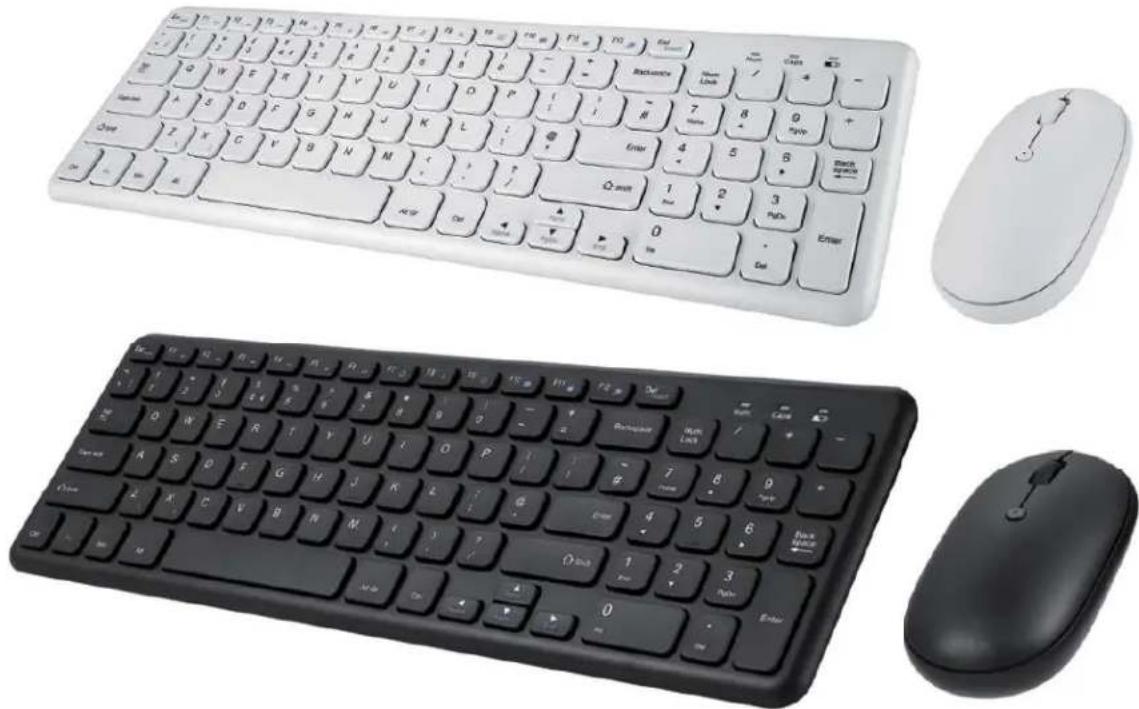 Perixx PERIDUO-613 - Wireless 2-in-1 Combo with Compact Keyboard and Mouse - 1