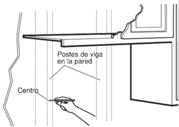Postes de viga en la pared Centro