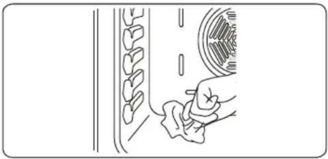 Helkama HKU75V - Cleaning the Inside of the Oven - 1